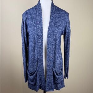 Reitmans Cardigan Lightweight Open Front Knit Classic Open Fit Long Women's Sz M
